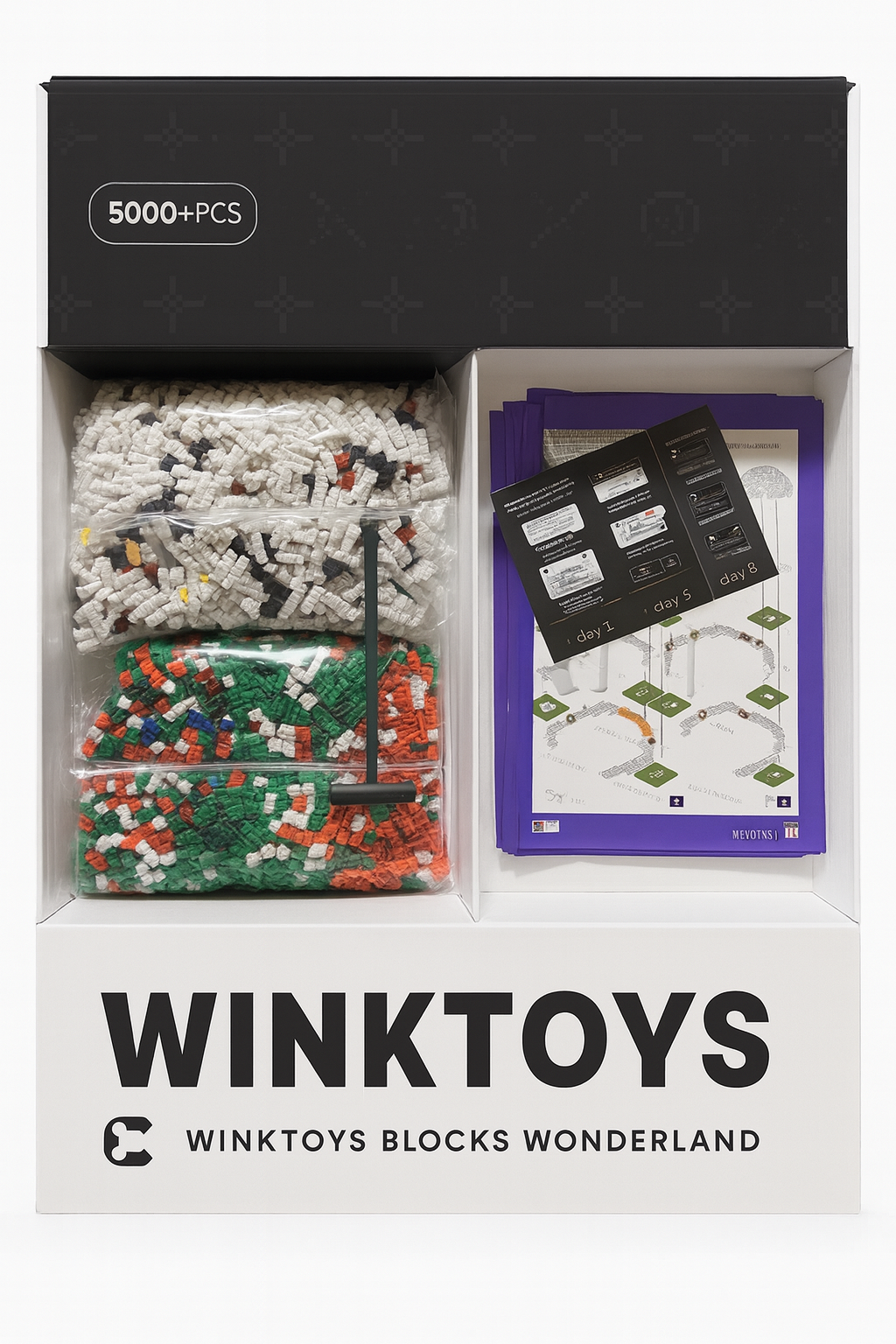 WinkToys Blocks Wonderland 5000+ PCS Building Set – STEM Toy