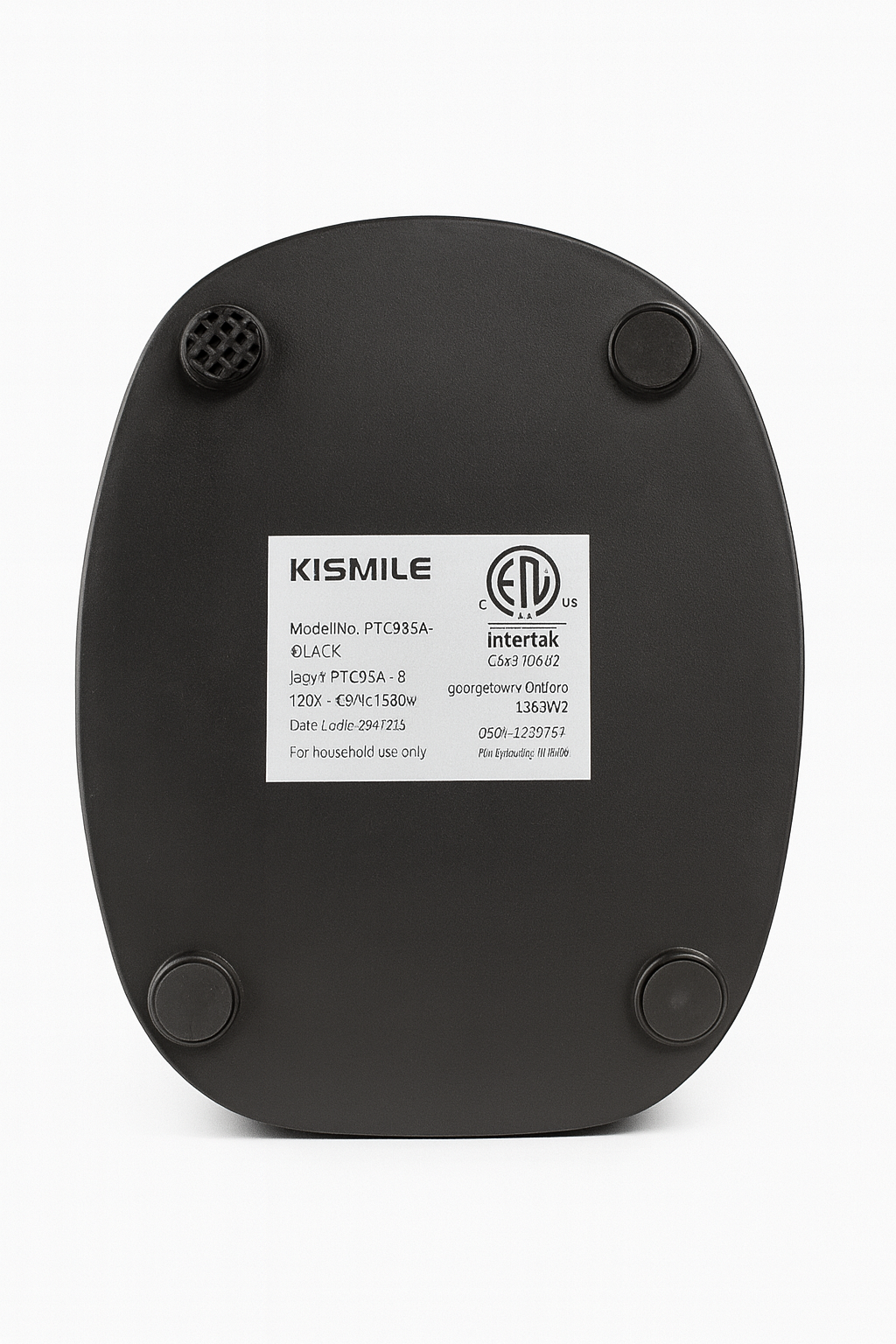 Kismile Portable Electric Space Heater – 1500W Ceramic Heater with Adjustable Thermostat