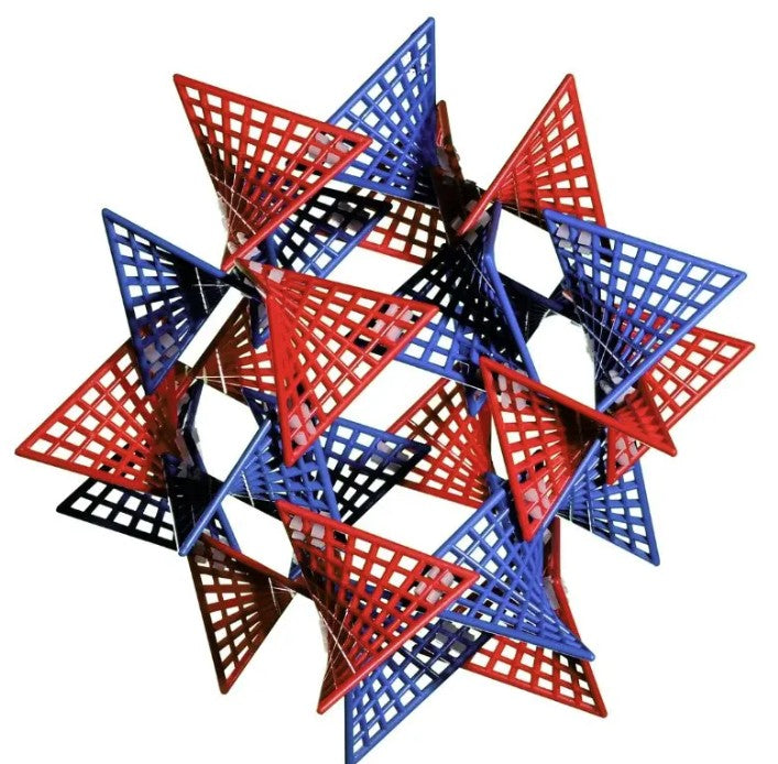 HyperTiles building set - open box, brand new, colorful geometric construction toy