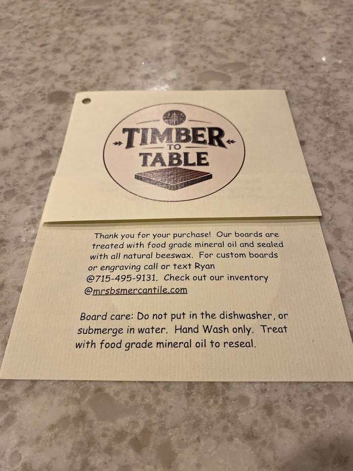 Board 07.06 Black Walnut & Maple Cutting Board | 11” x 14”