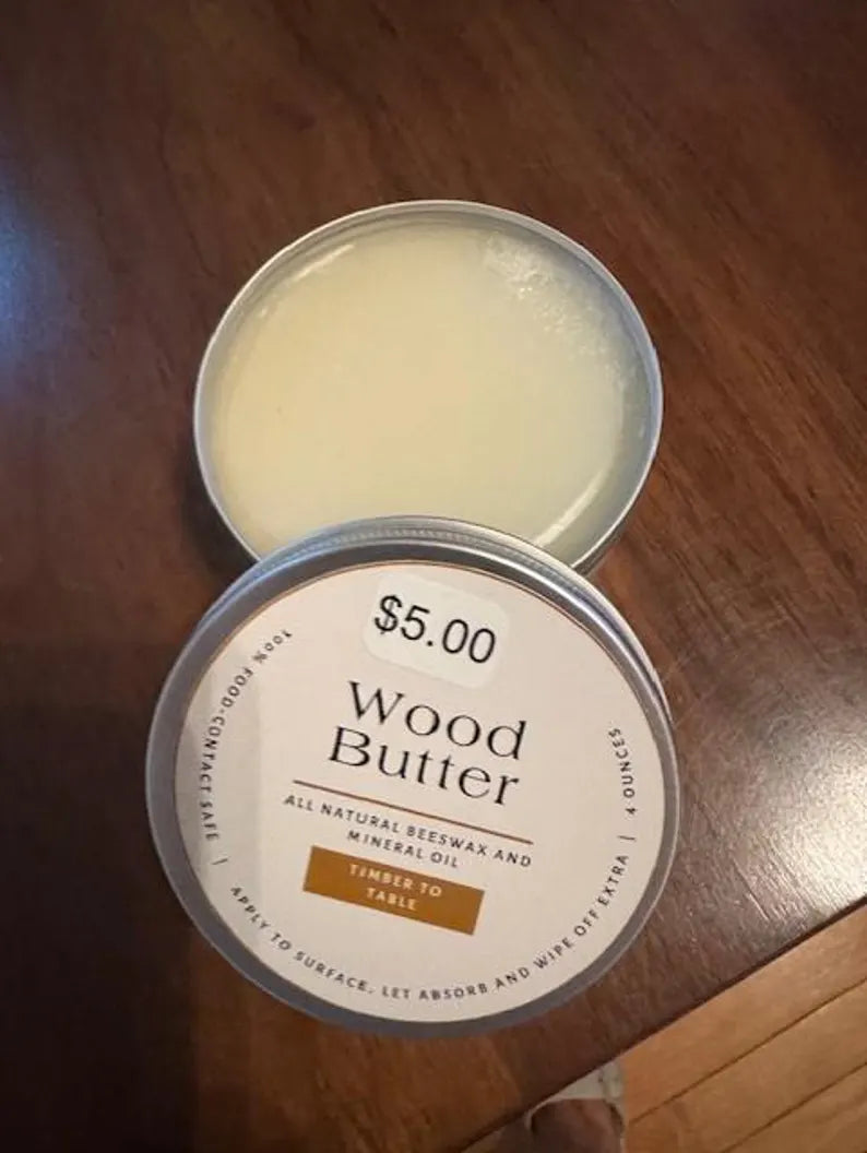 Food-Safe Wood Butter for Cutting Boards & Butcher Blocks