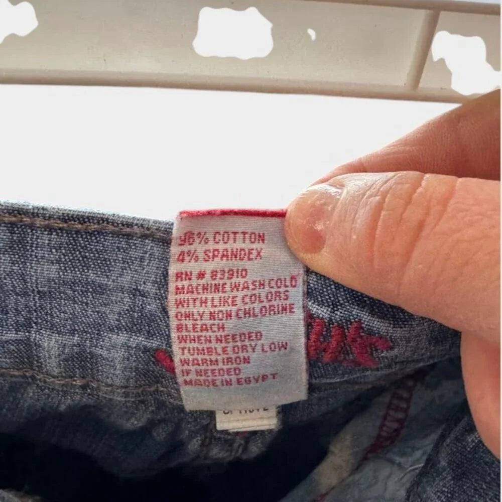 Smith’s Blue Denim Bootcut Jeans Women’s Size 8 Stretch Low Rise Jeans
