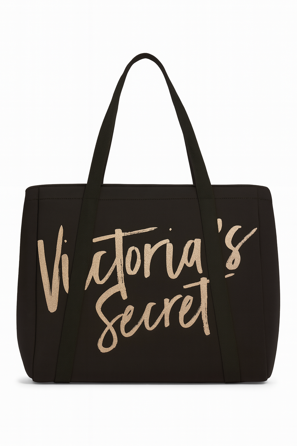 Victoria’s Secret Large Black Logo Tote Bag