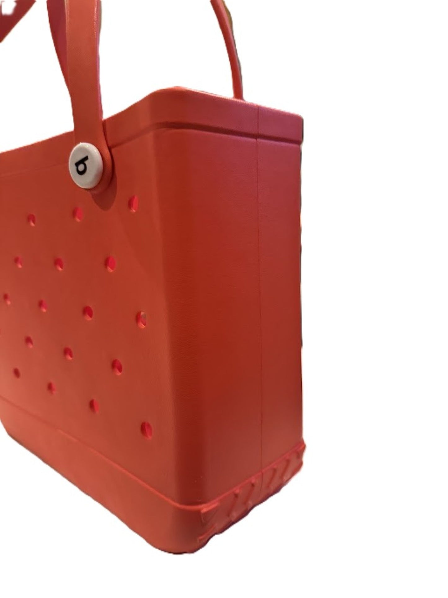 Medium Pink or Orange Croc Bag | Versatile Waterproof Tote for Shopping, Beach, & Travel