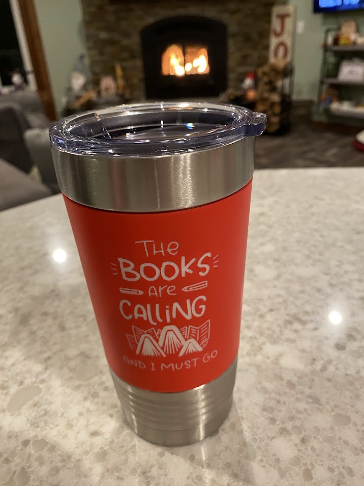 The Books Are Calling And I Must Go” Insulated Tumbler – 20oz Stainless Steel Travel Cup
