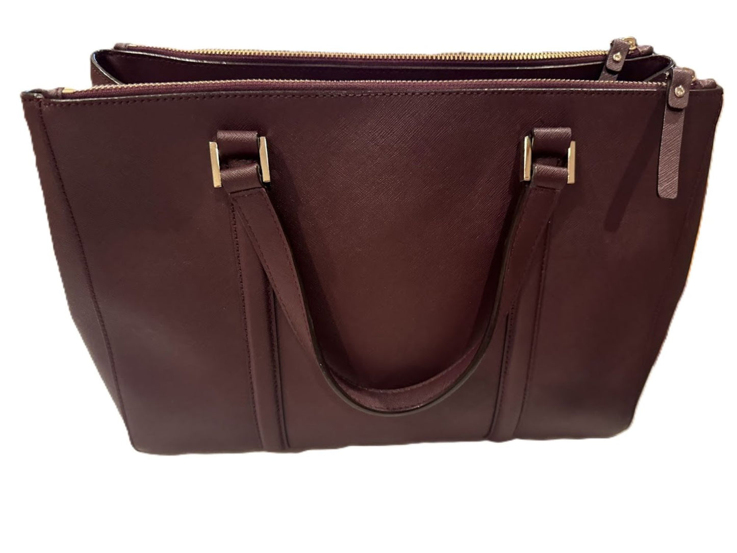 Authentic Pre-Owned Kate Spade Burgundy Briar Newbury Lane Large Tote Bag + Zip Wallet & Organizer | Handbag, Purse, Satchel