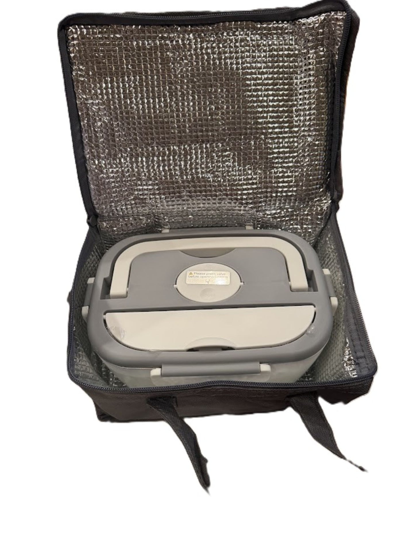 MDHAND Electric Lunch Box – Portable Self-Heating Food Warmer 110V/12V/24V for Work, Car & Outdoors with Lunch Bag New In Box