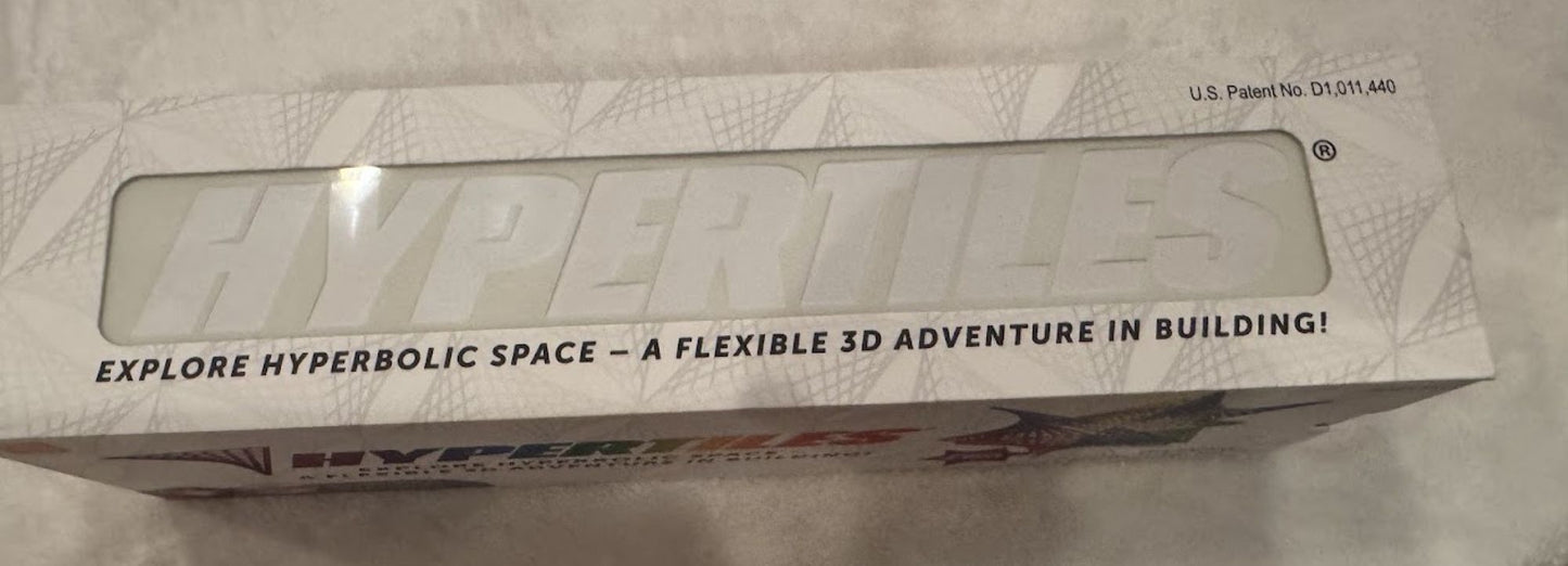 HyperTiles STEM Building Toy – 3D Geometric Construction Set for Kids Ages 5+, 48 Tiles & 80 Connectors, Educational Creative Toy NIB