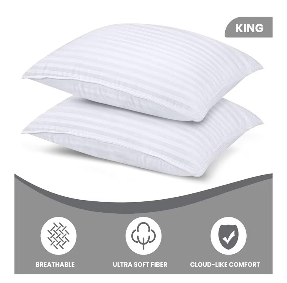 Utopia Premium Bed Pillows — Pack of 2 King Size Pillows