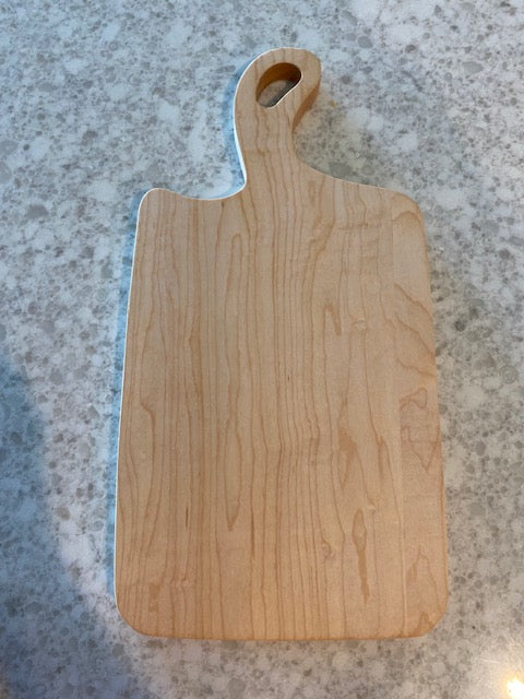 Board 07.18 Maple Paddle Cutting & Serving Board | Style #18