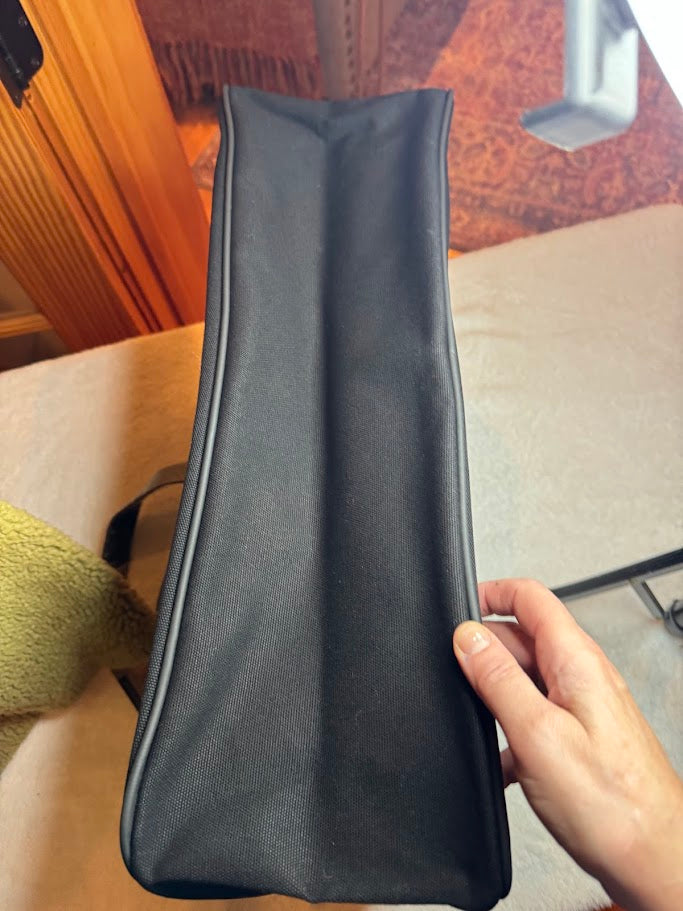 “BEACHY” Black Canvas Tote Bag – Santa Barbara Design Studio | 20” Weekender / Beach & Travel Bag