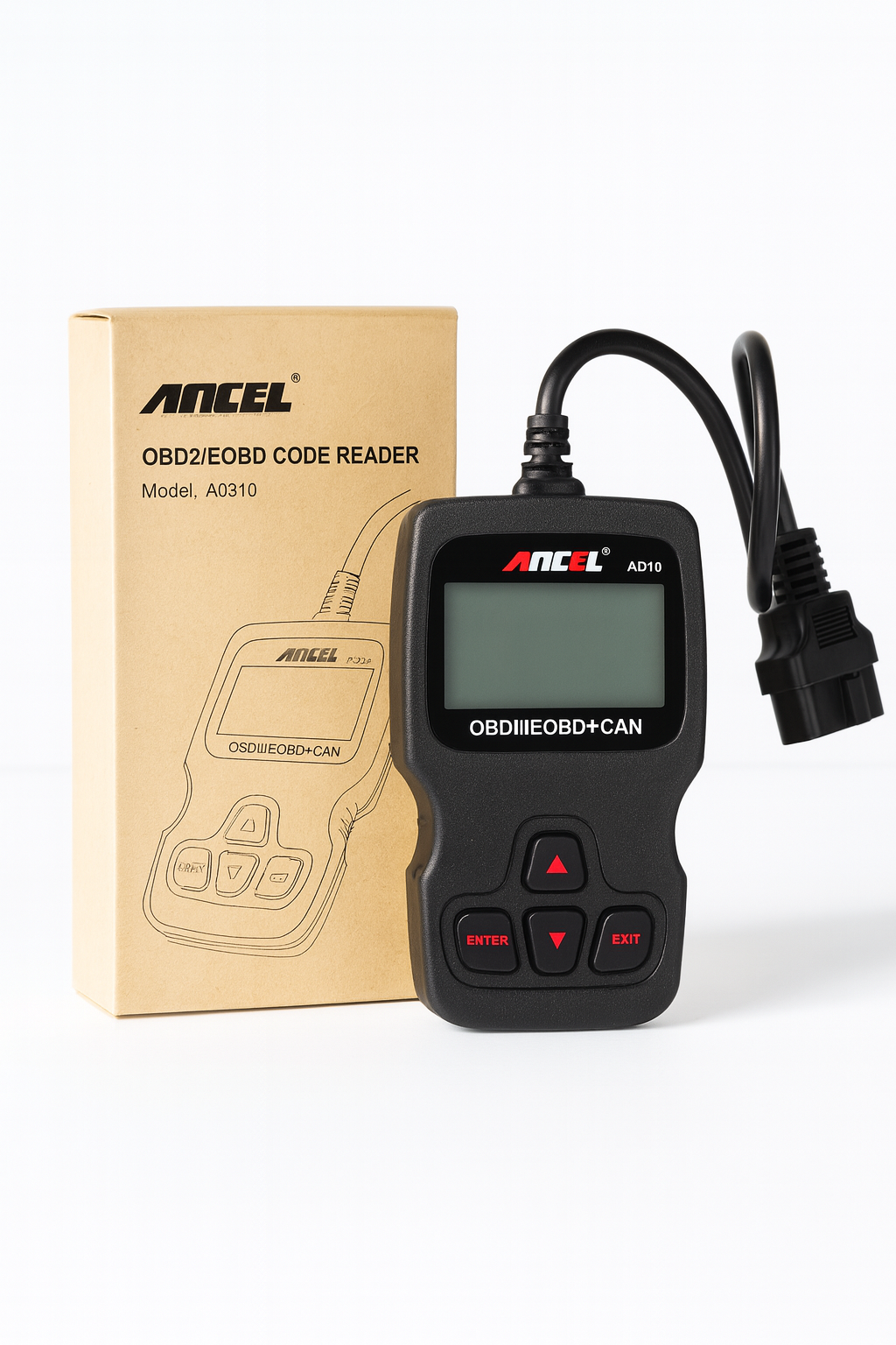 ANCEL AD310 OBD2/EOBD+CAN Auto Code Reader — Check Engine Diagnostic Scanner