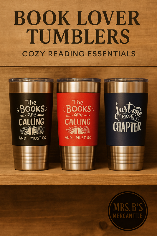The Books Are Calling And I Must Go” Insulated Tumbler – 20oz Stainless Steel Travel Cup