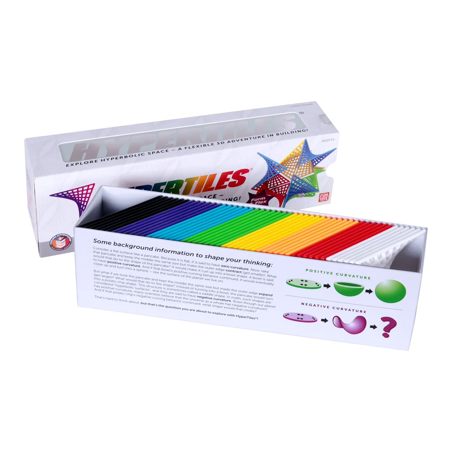 HyperTiles building set - open box, brand new, colorful geometric construction toy