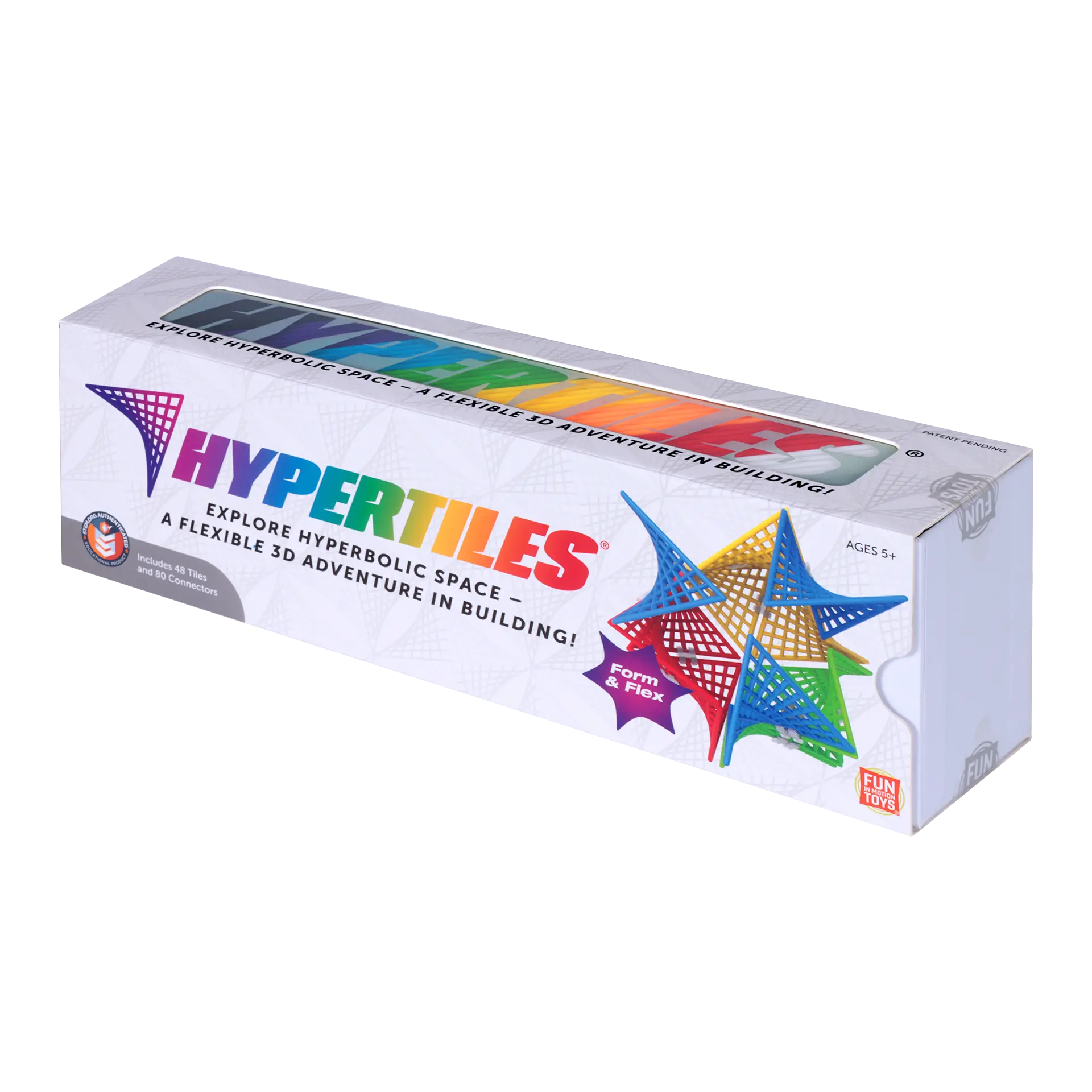 HyperTiles building set - open box, brand new, colorful geometric construction toy