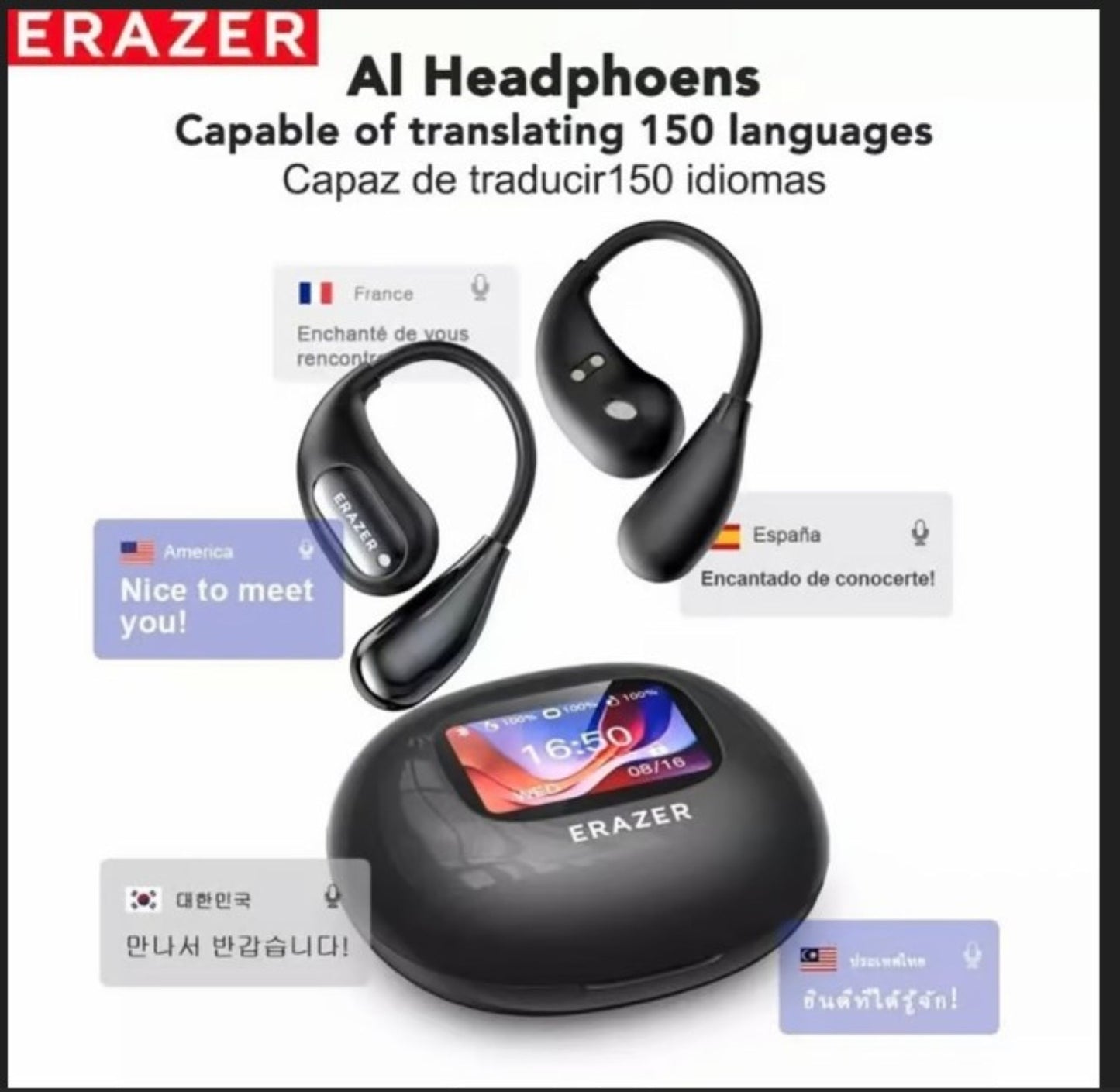 ERAZER XP7 OWS AI-Translation Wireless Earbuds