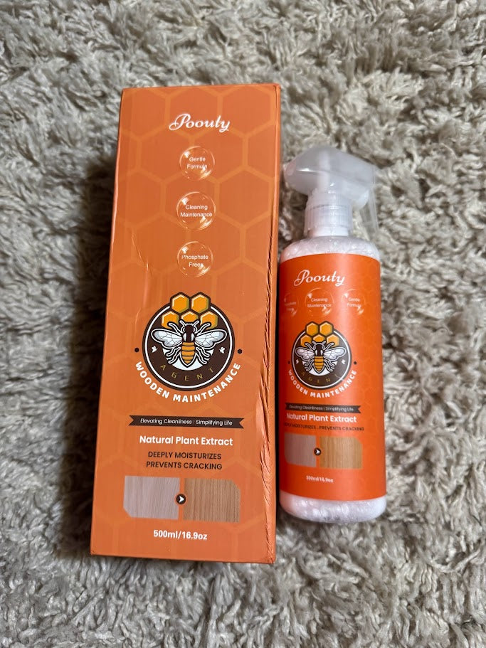 Pooty Wooden Maintenance Conditioning Spray – Natural Plant Extract (500ml)