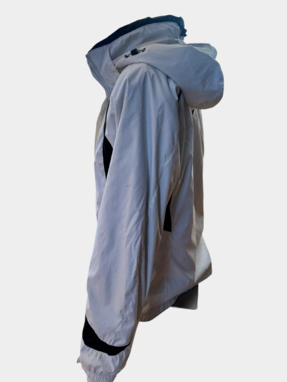 Columbia Women’s Interchange Jacket – White Hooded Shell w/ Fleece Liner (Size M)