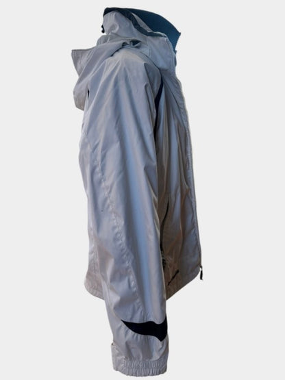 Columbia Women’s Interchange Jacket – White Hooded Shell w/ Fleece Liner (Size M)