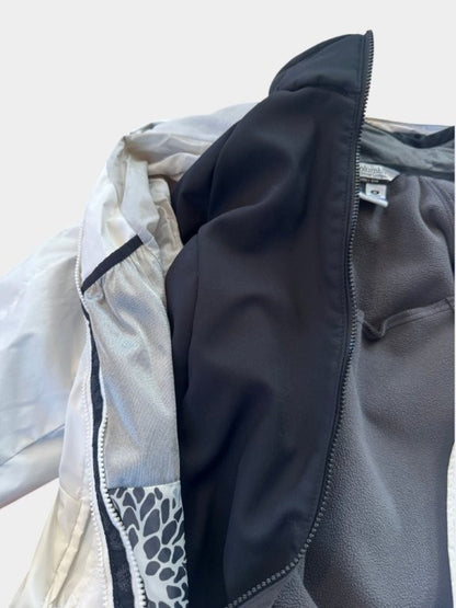 Columbia Women’s Interchange Jacket – White Hooded Shell w/ Fleece Liner (Size M)