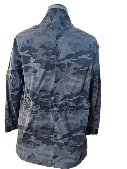 Universal Thread Gray Camo Utility Jacket Women’s Medium Military Style Jacket