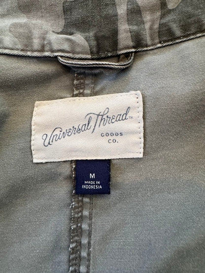 Universal Thread Gray Camo Utility Jacket Women’s Medium Military Style Jacket