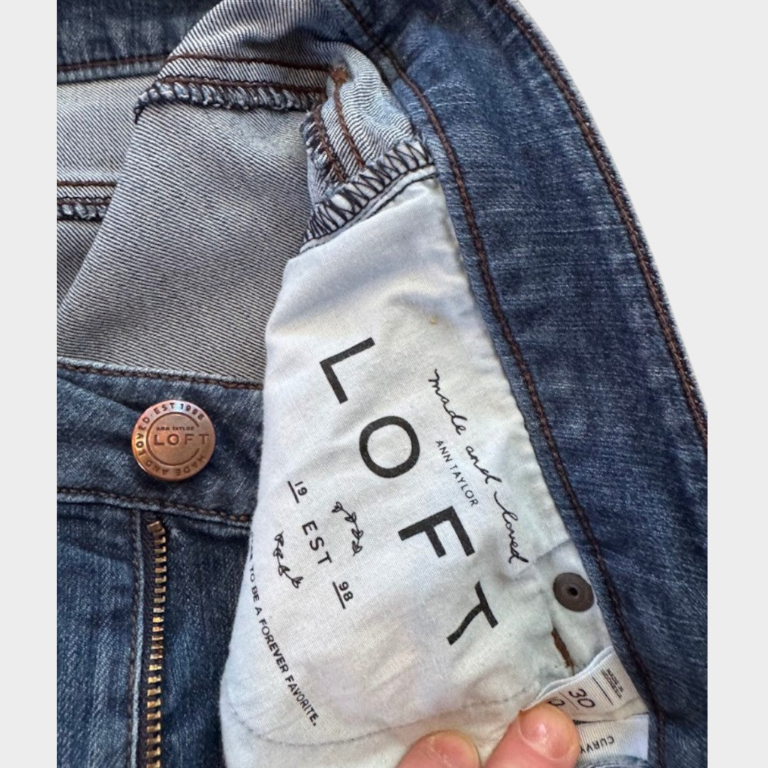LOFT Modern Skinny Jeans Women’s Size 10 Medium Wash Stretch Denim Pants