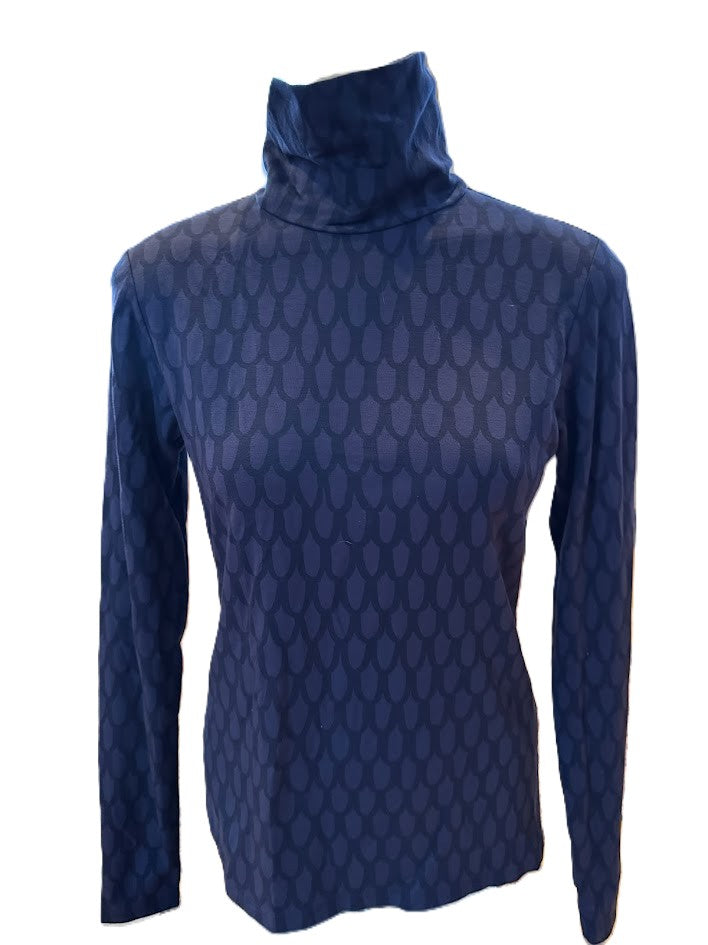 Uniqlo x Marimekko HEATTECH Matching Set Navy Fleece Jacket & Turtleneck Women’s Small