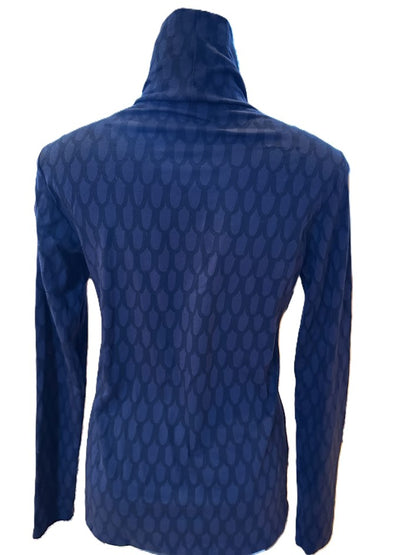 Uniqlo x Marimekko HEATTECH Matching Set Navy Fleece Jacket & Turtleneck Women’s Small