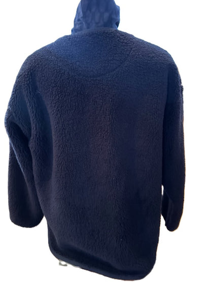 Uniqlo x Marimekko HEATTECH Matching Set Navy Fleece Jacket & Turtleneck Women’s Small