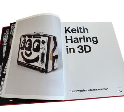 Keith Haring in 3D Hardcover Coffee Table Art Book by Larry Warsh & Glenn Adamson