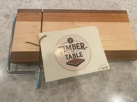 Board 07.30.03 Hardwood Cutting Board with Counter Clamp | Style #30.03