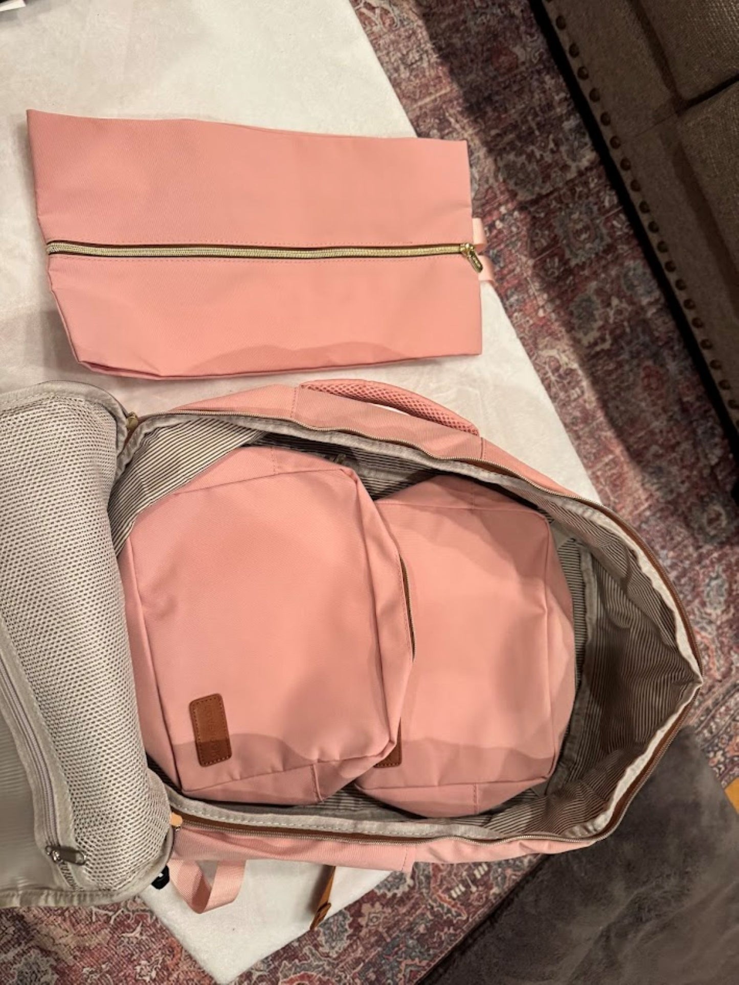 LOVEVOOK Pink Backpack – Brand New, Stylish & Lightweight – Ideal for School, Work, or Travel