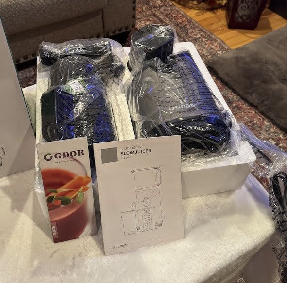 GDOR Self-Feeding Slow Juicer | Cold Press | Brand New in Box