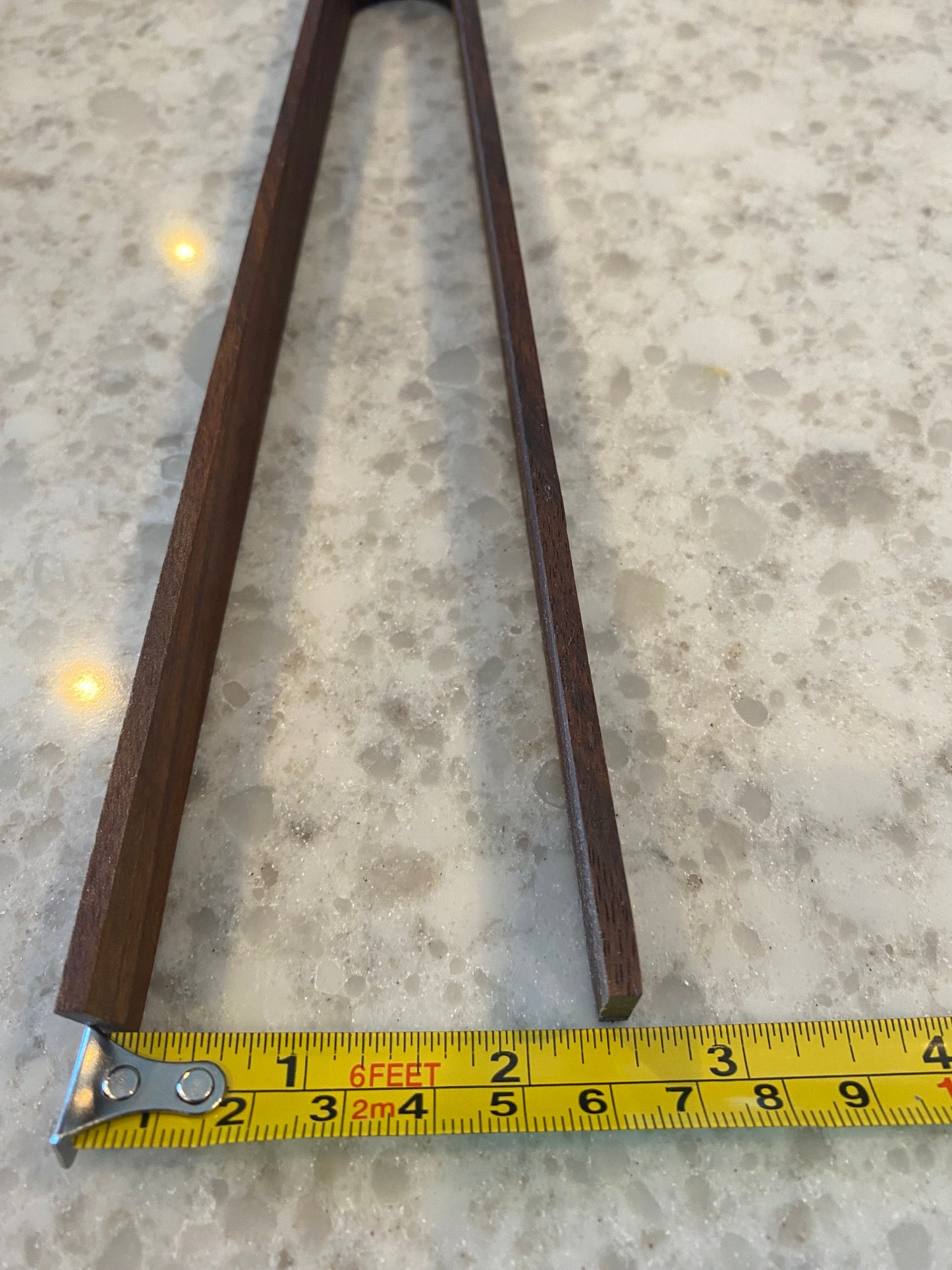 Handcrafted Walnut Wooden Tongs | Artisan Kitchen & Serving Utensil 07.40.02