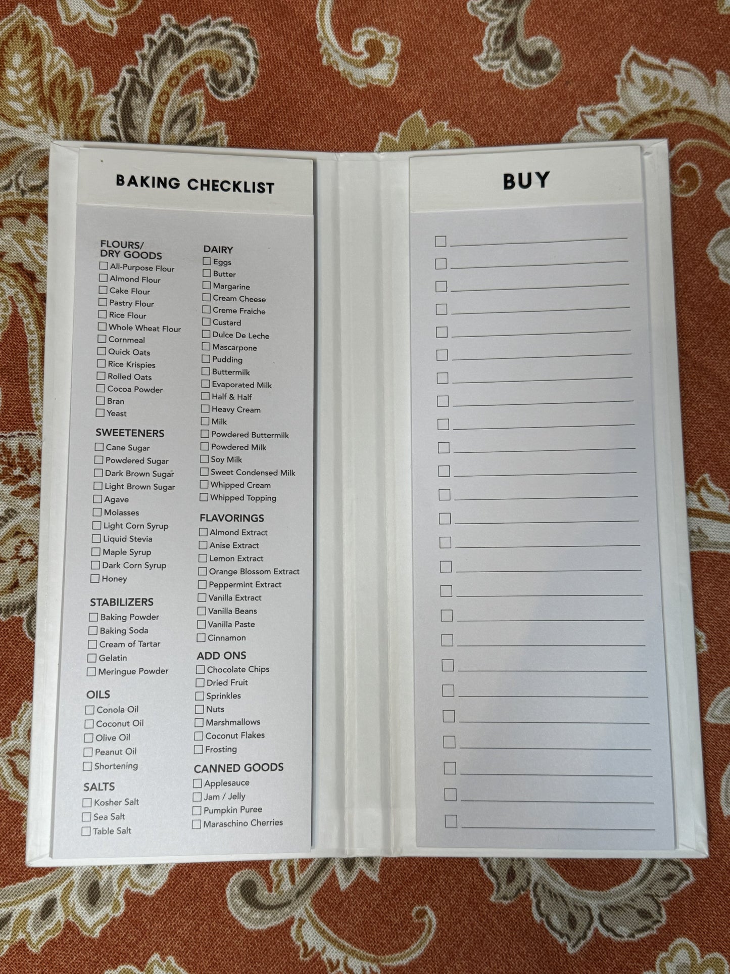 PRAY. BAKE. SERVE. Faith-Inspired Baking Planner – Recipe & Meal Prep Organizer for Home Bakers