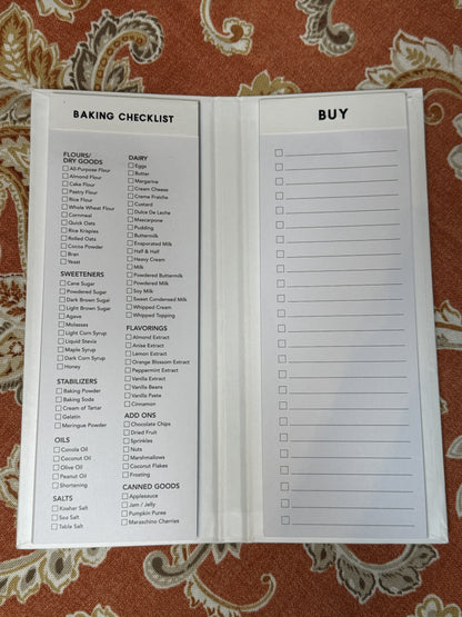 PRAY. BAKE. SERVE. Faith-Inspired Baking Planner – Recipe & Meal Prep Organizer for Home Bakers