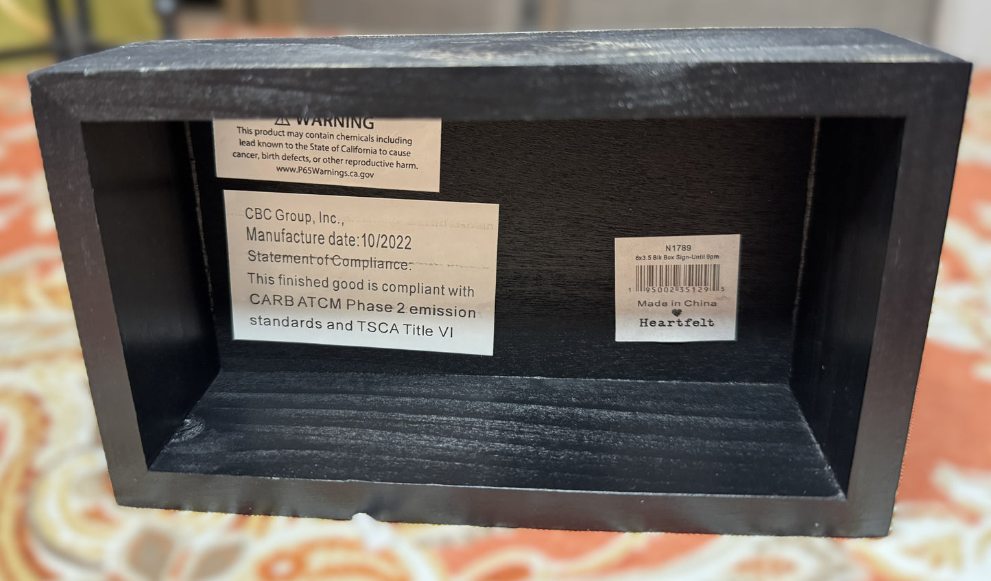 “I Was Born to Be Wild… But Only Until 9PM or So” Wooden Box Sign – Rustic Humor Home Décor | Brand New