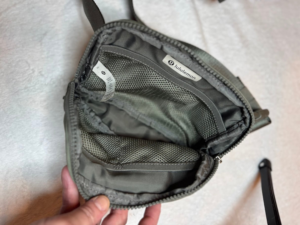 Lululemon Everywhere Belt Bag | Adjustable Crossbody Waist Pack | Olive Green | Gently Used