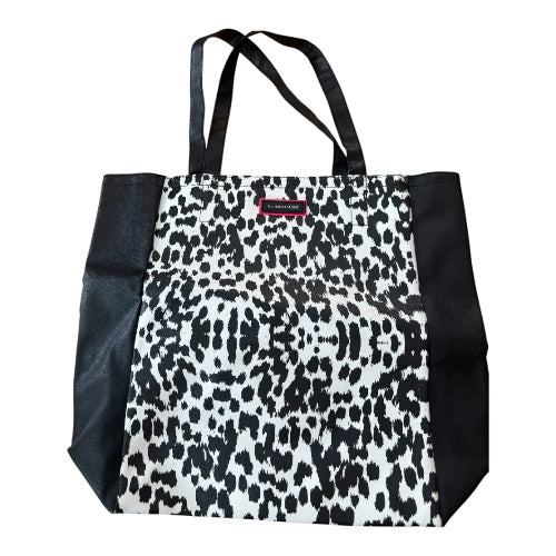 Victoria’s Secret Animal Print Tote Bag – Black & White Large Shoulder Bag