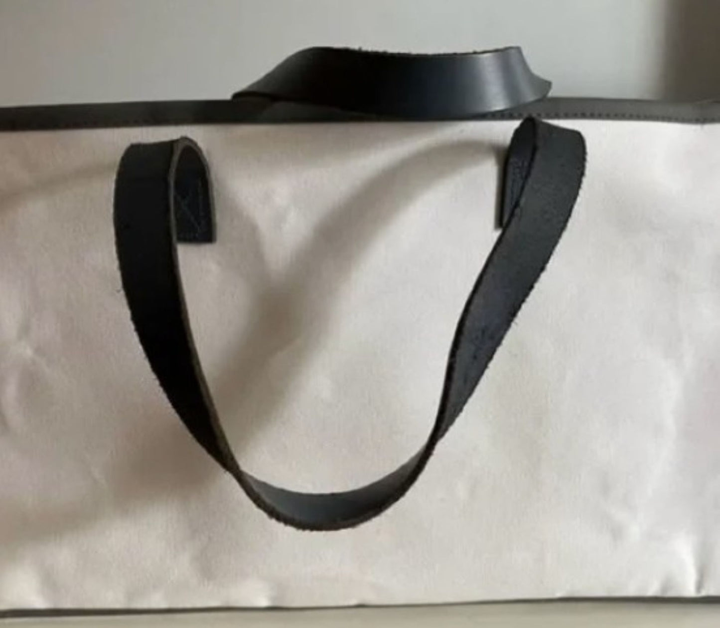 Dogs Over People Canvas Tote Bag – Large 20" Weekender with Leather Handles, Dog Lover Gift