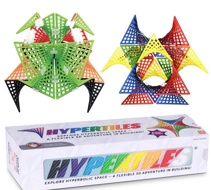 HyperTiles building set - open box, brand new, colorful geometric construction toy