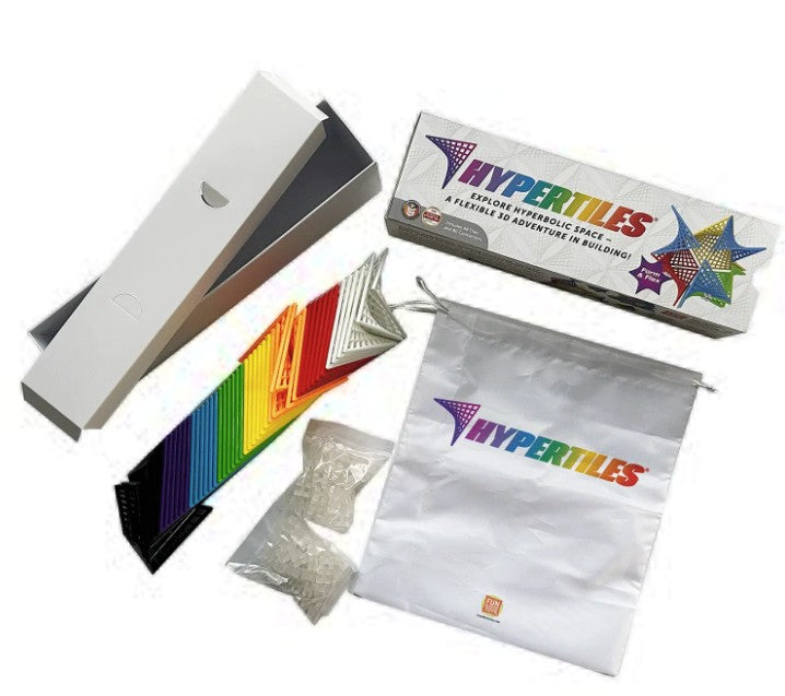 HyperTiles building set - open box, brand new, colorful geometric construction toy