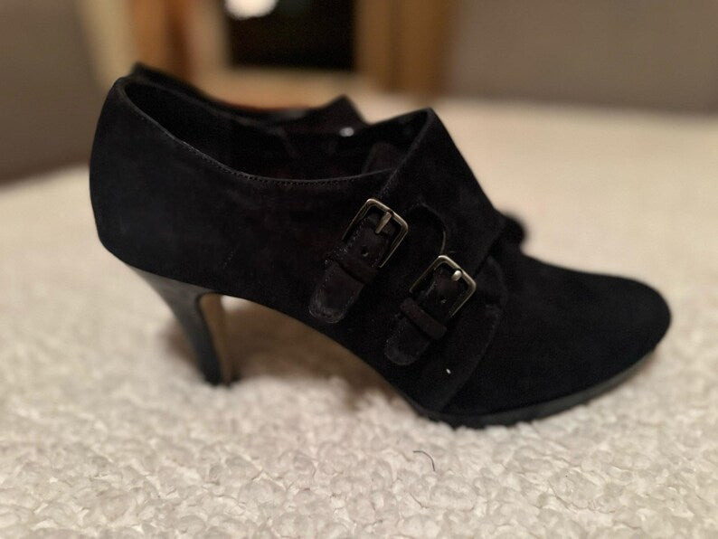 Anne Klein Women’s High Heels – Double Monk Strap, Size 6.5