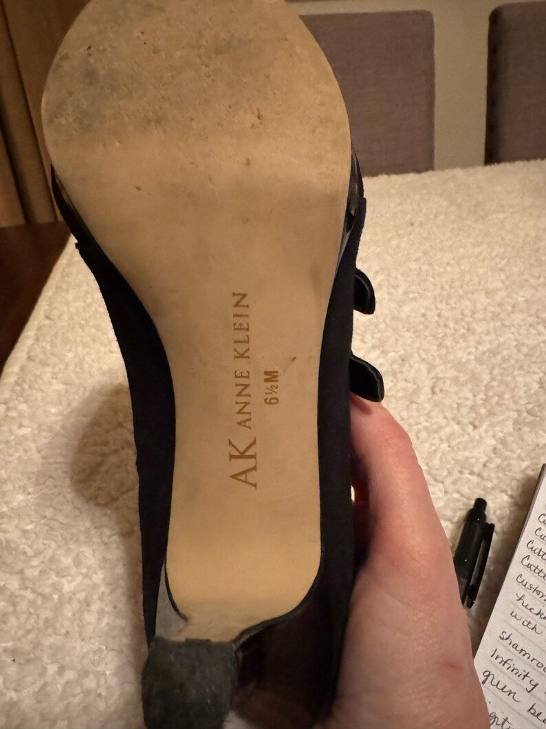 Anne Klein Women’s High Heels – Double Monk Strap, Size 6.5