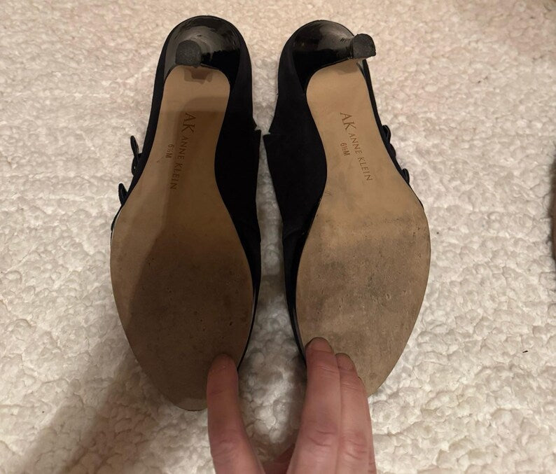 Anne Klein Women’s High Heels – Double Monk Strap, Size 6.5