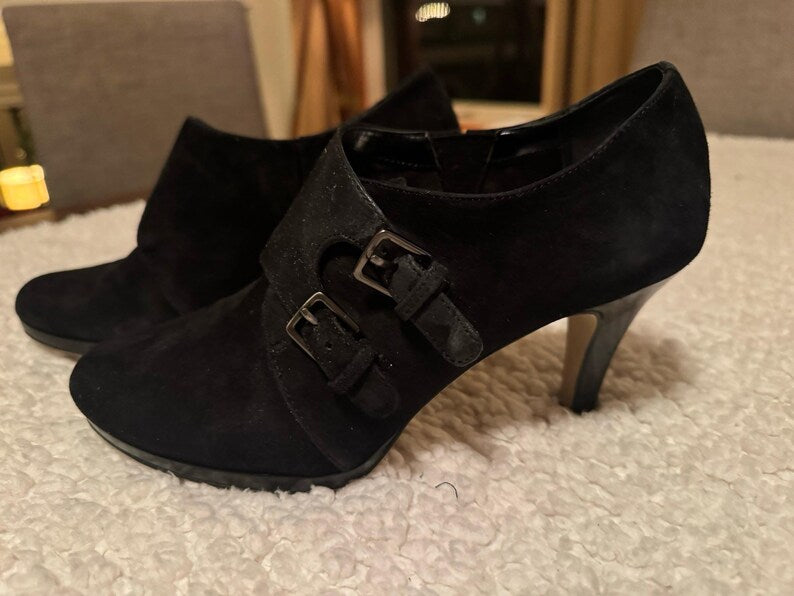 Anne Klein Women’s High Heels – Double Monk Strap, Size 6.5