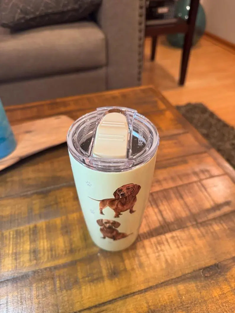 Dachshund Design Tumbler - Hot/Cold Beverage Container