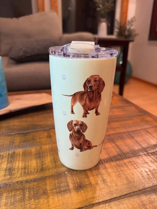 Dachshund Design Tumbler - Hot/Cold Beverage Container