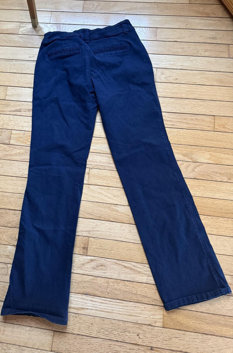 Stylish Maurices Navy Blue Casual Pants, Women's Size 5/6 - Comfy Everyday Wear